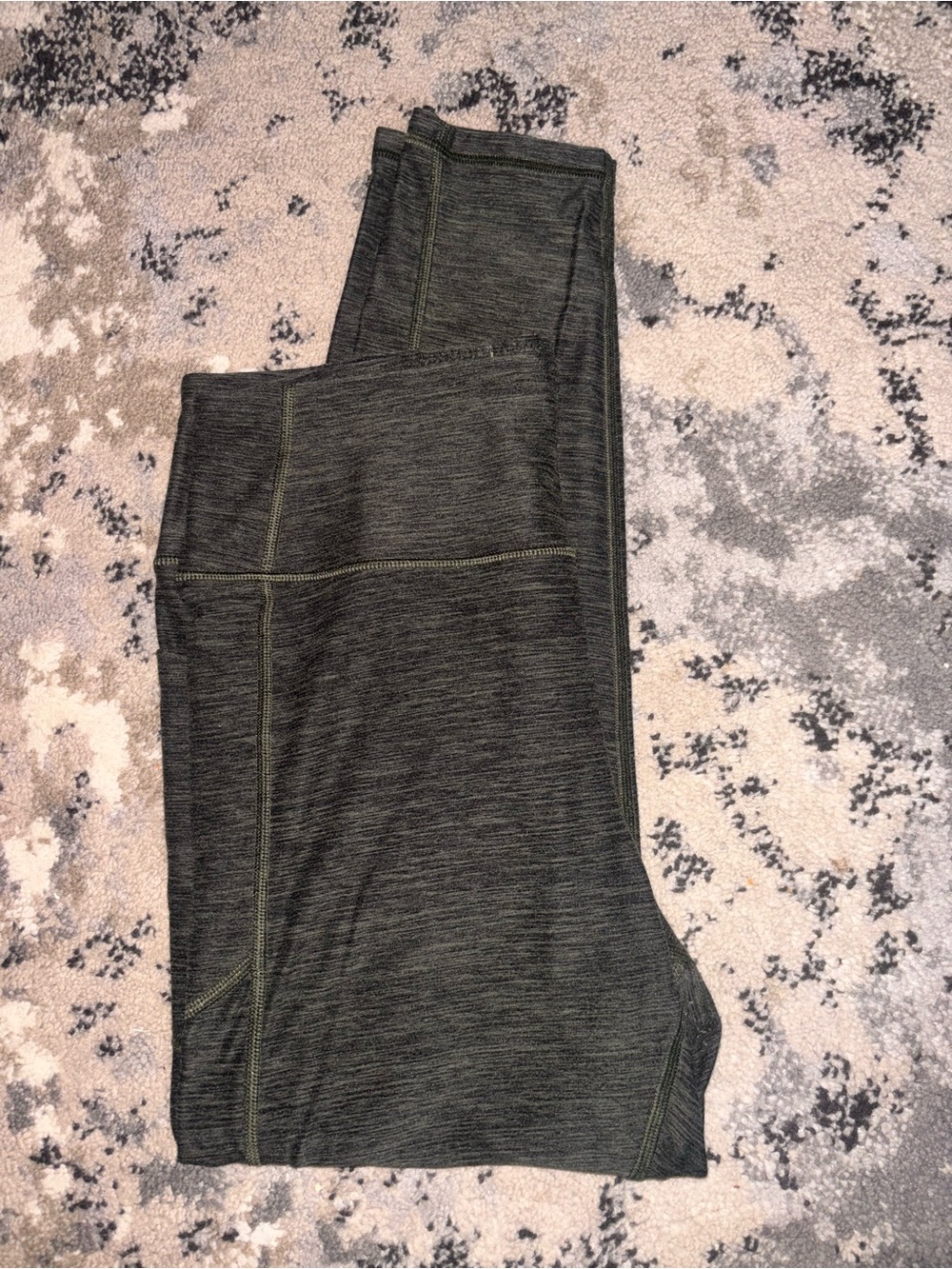 Victoria's Secret Olive Green Heather High-Rise Leggings